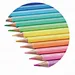 colored and pastel pencils
